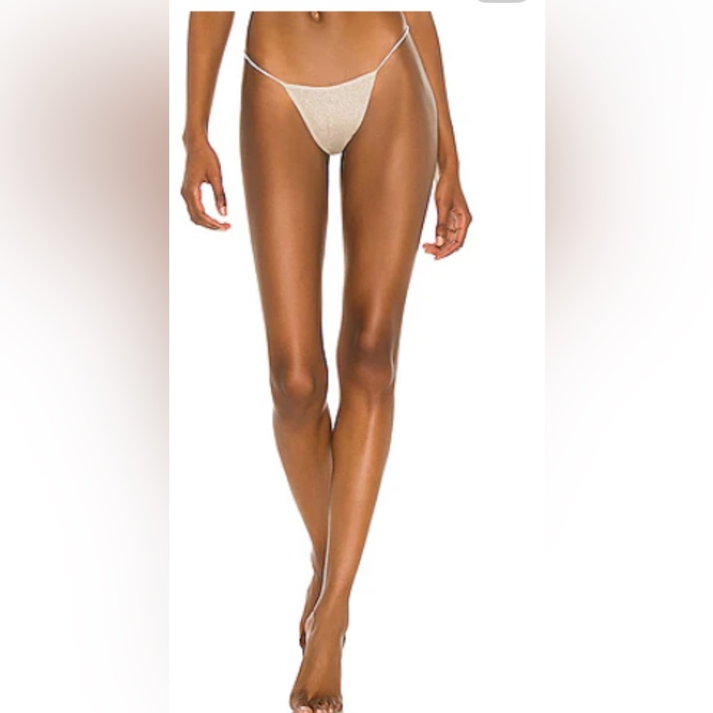 Elegant Cream Bikini Bottom